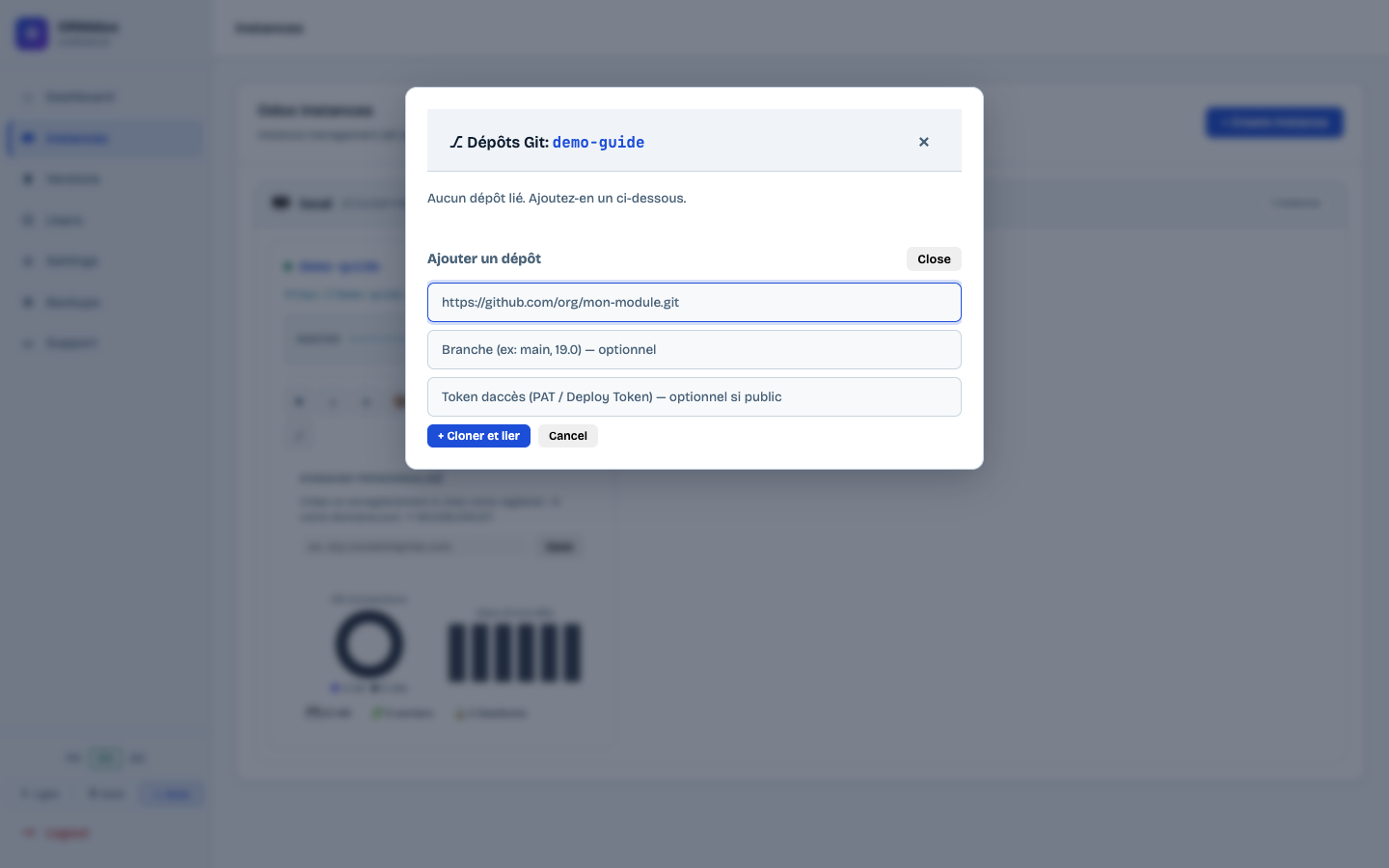 Git repository management